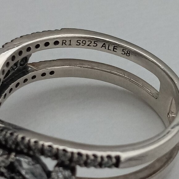 Pandora double wishbone marquise ring - Picture 2 of 5